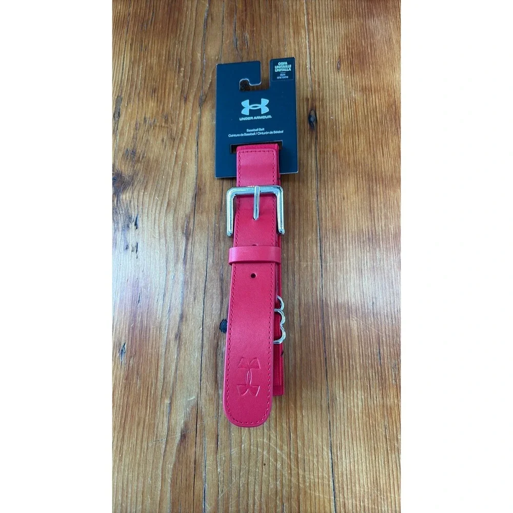 Under Armour Youth Baseball and Softball Belt Red One Size Fits Most